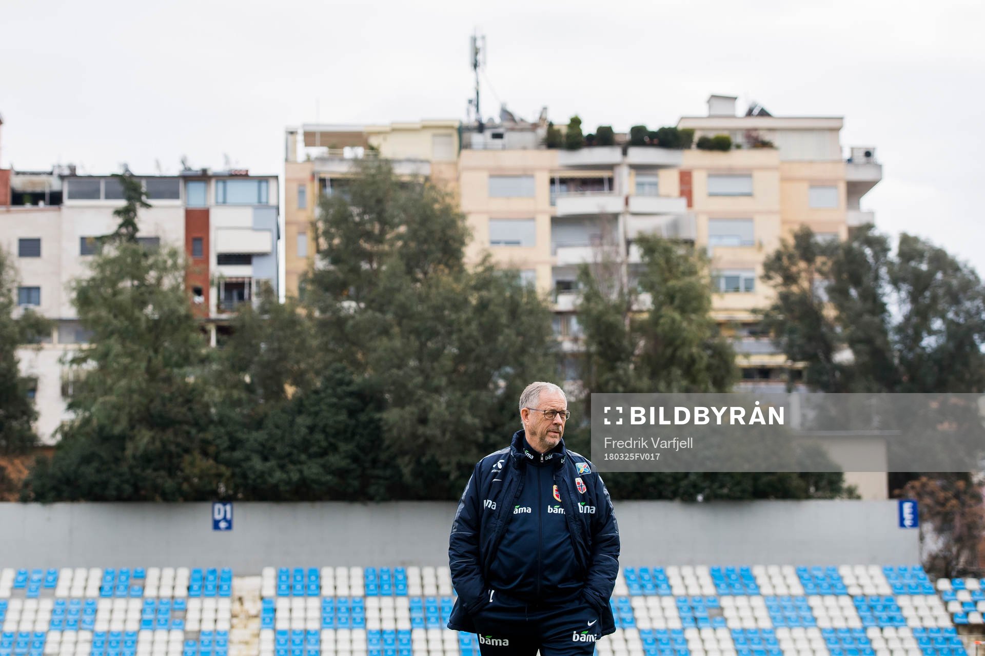 Lars Lagerbäck, head coach of Norway