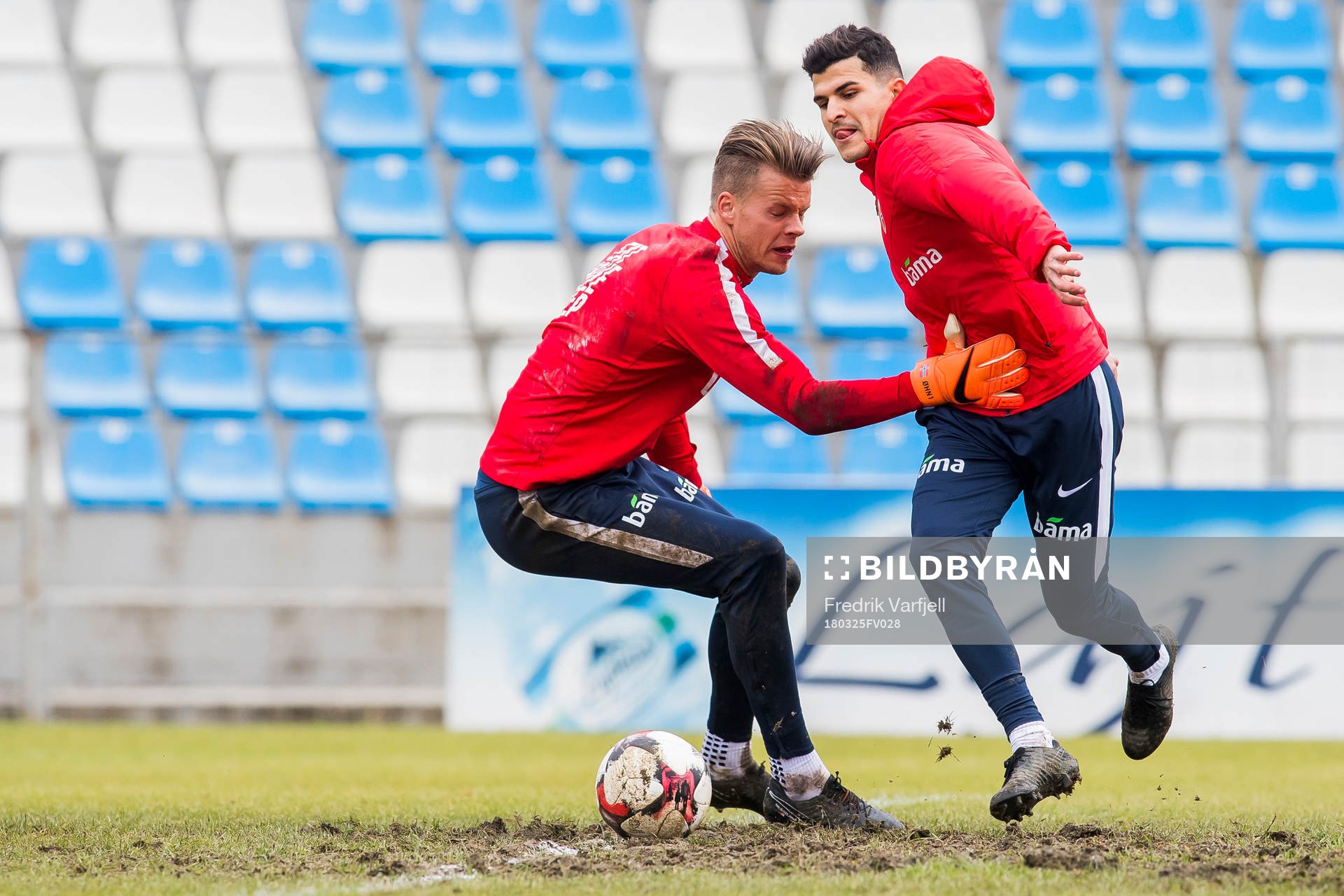 Goalkeeper Ørjan Håskjold Nyland of Norway and Tarik