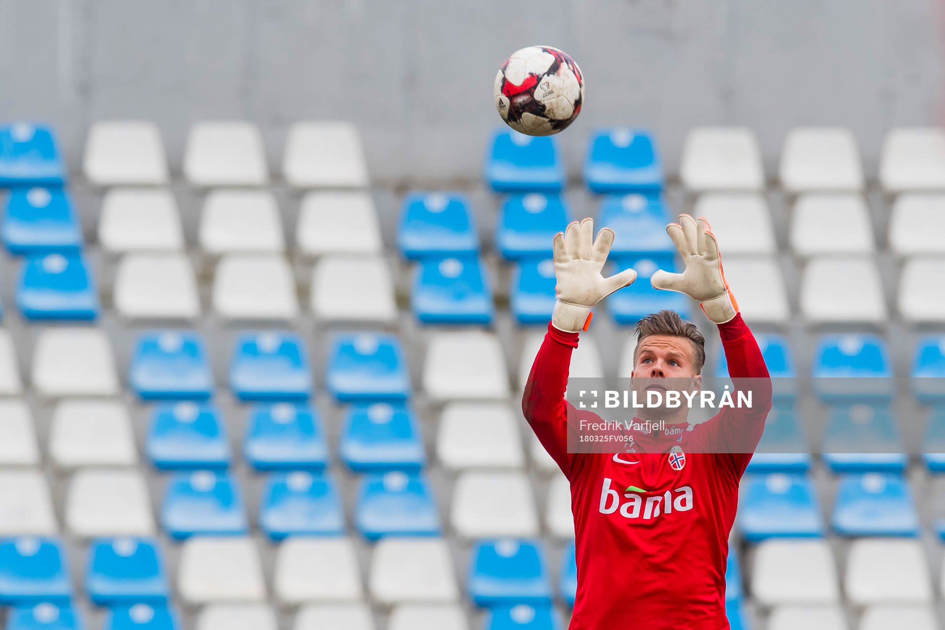 Goalkeeper Ørjan Håskjold Nyland of Norway
