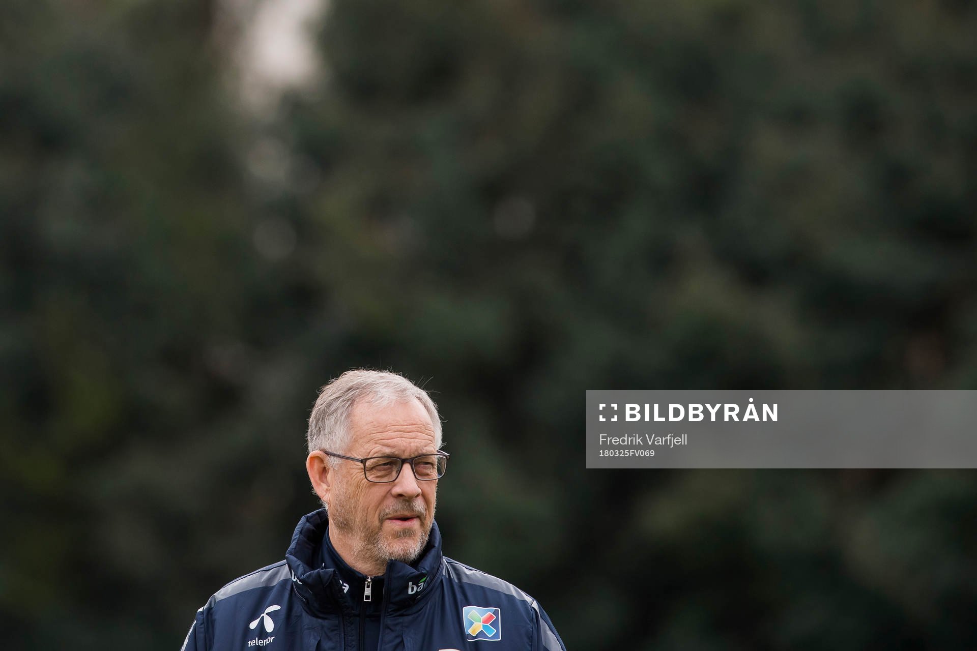 Lars Lagerbäck, head coach of Norway