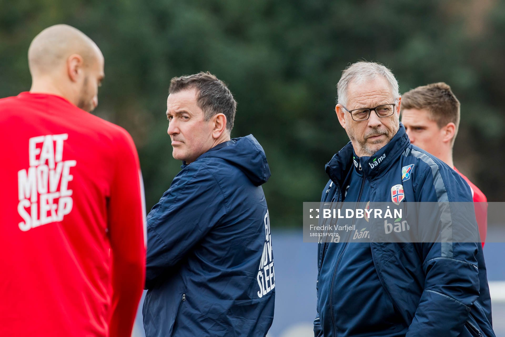 Per Joar Hansen, assistant coach of Norway, and Lars