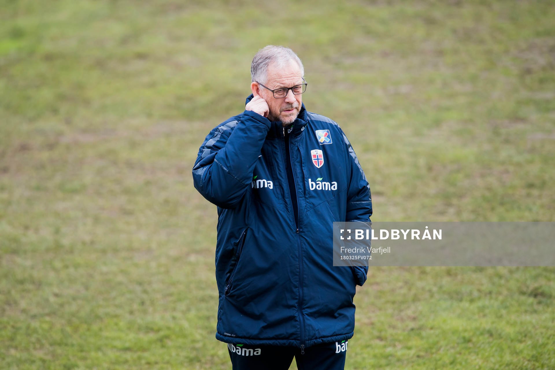 Lars Lagerbäck, head coach of Norway