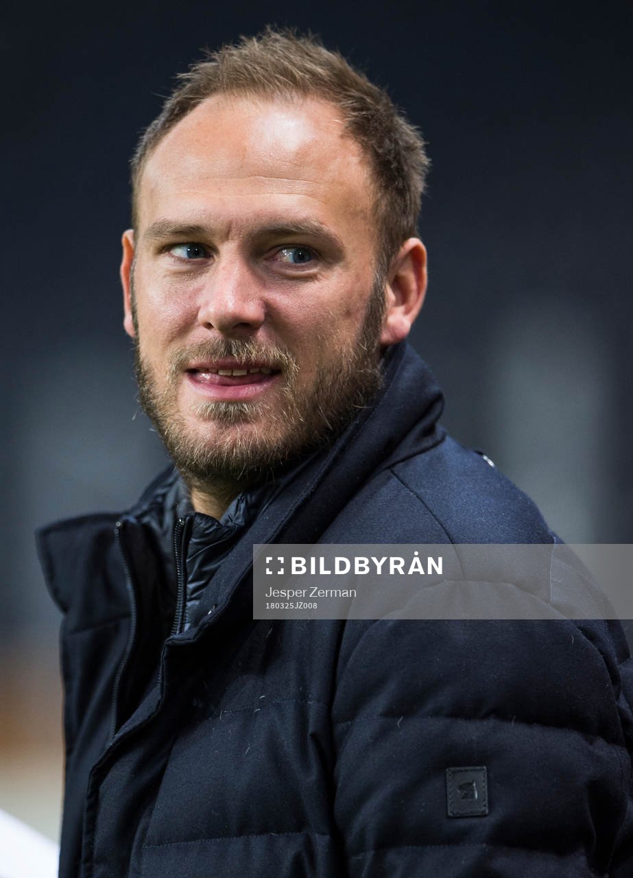 Sveriges lagkapten Andreas Granqvist på besök