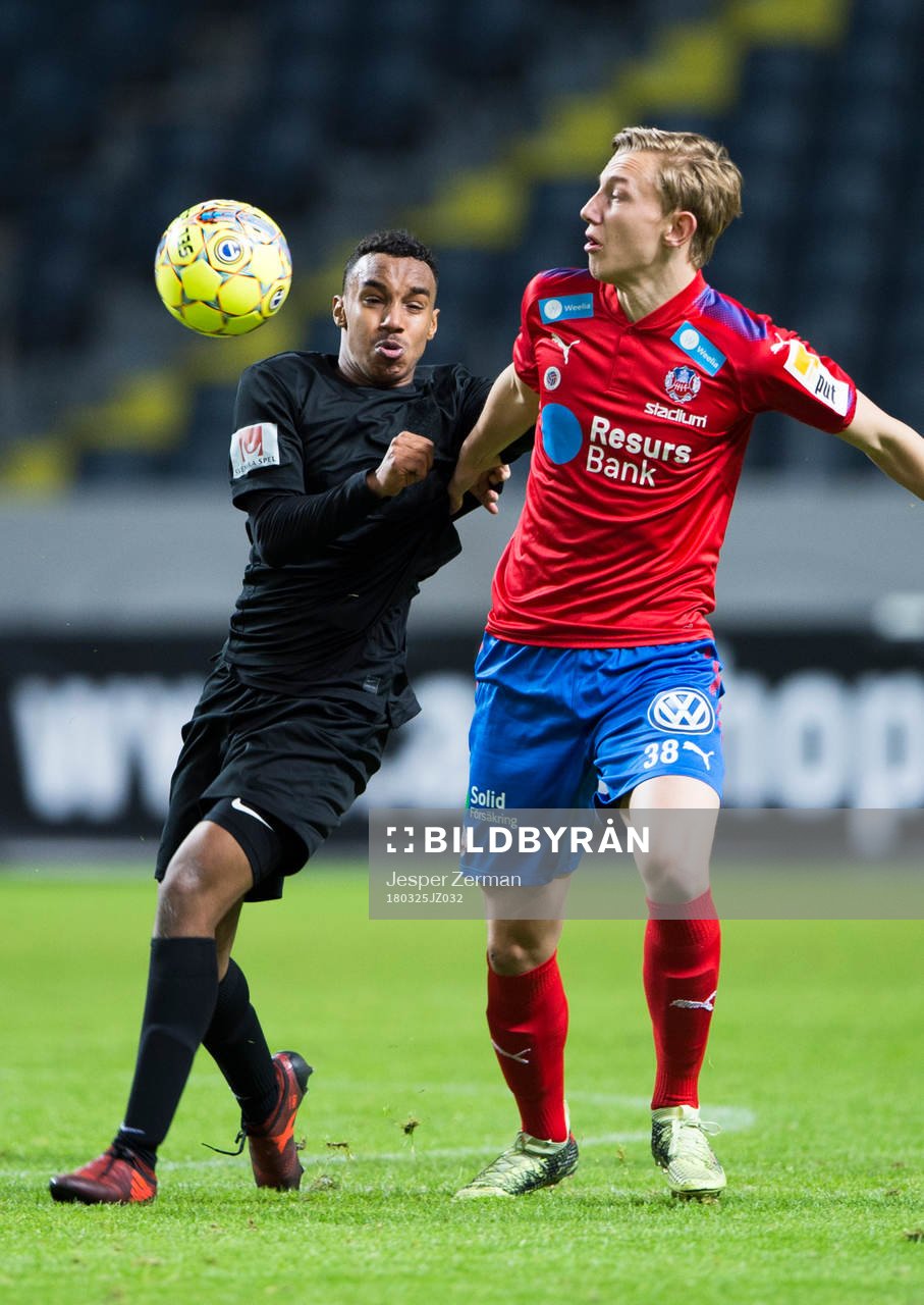 s Bilal Hussein och Helsingborgs Jakob Voelkerling Persson