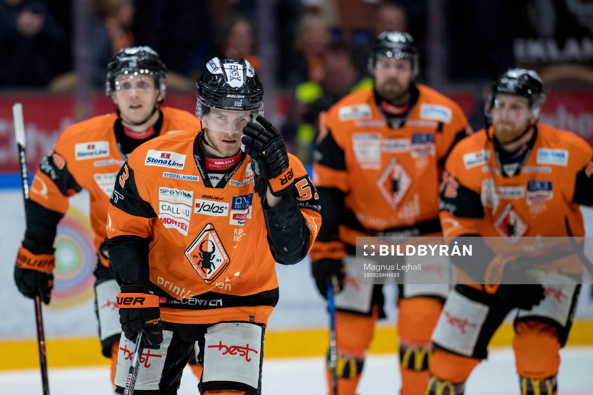 Karlskronas Bobbo Petersson jublar