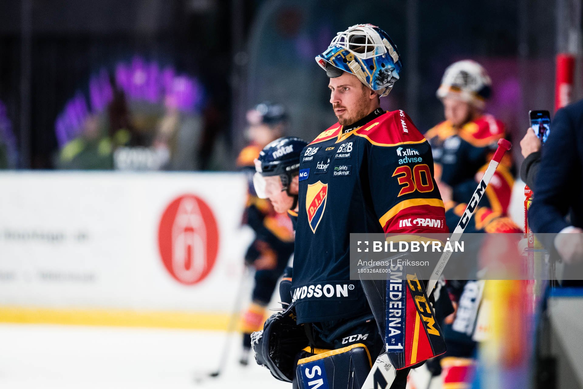 Djurgårdens målvakt Joacim Eriksson