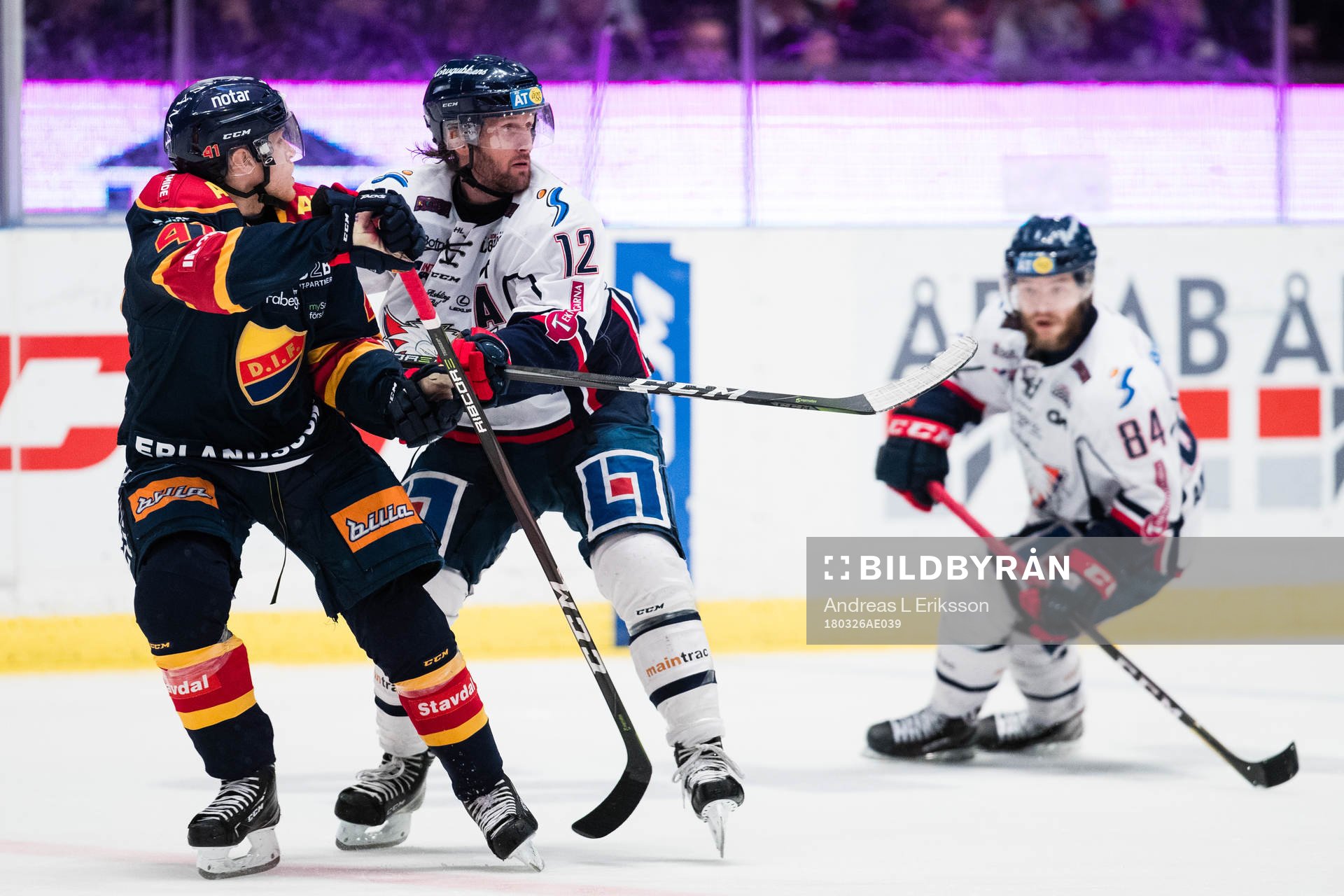 Djurgårdens Alexander Falk och Linköpings Sebastian