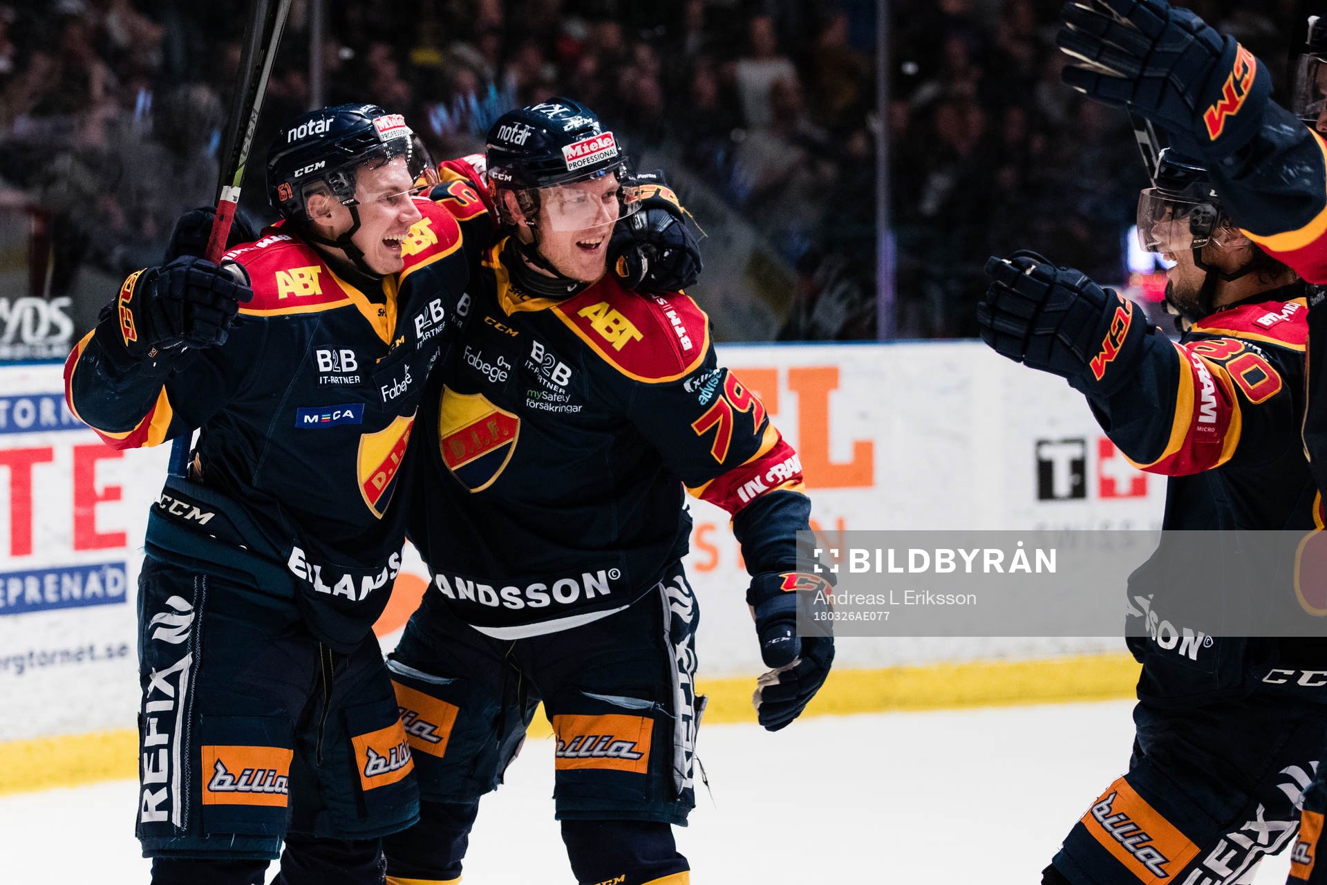 Djurgårdens Markus Ljungh jublar