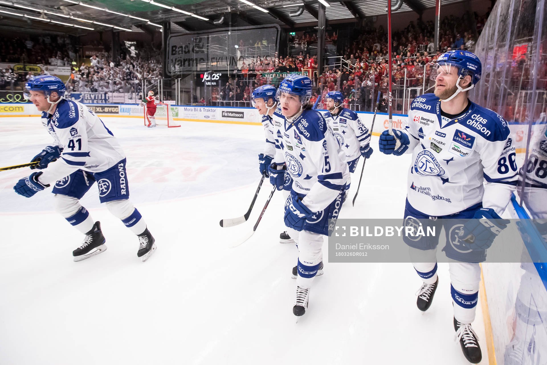 Leksands Johan Porsberger jublar