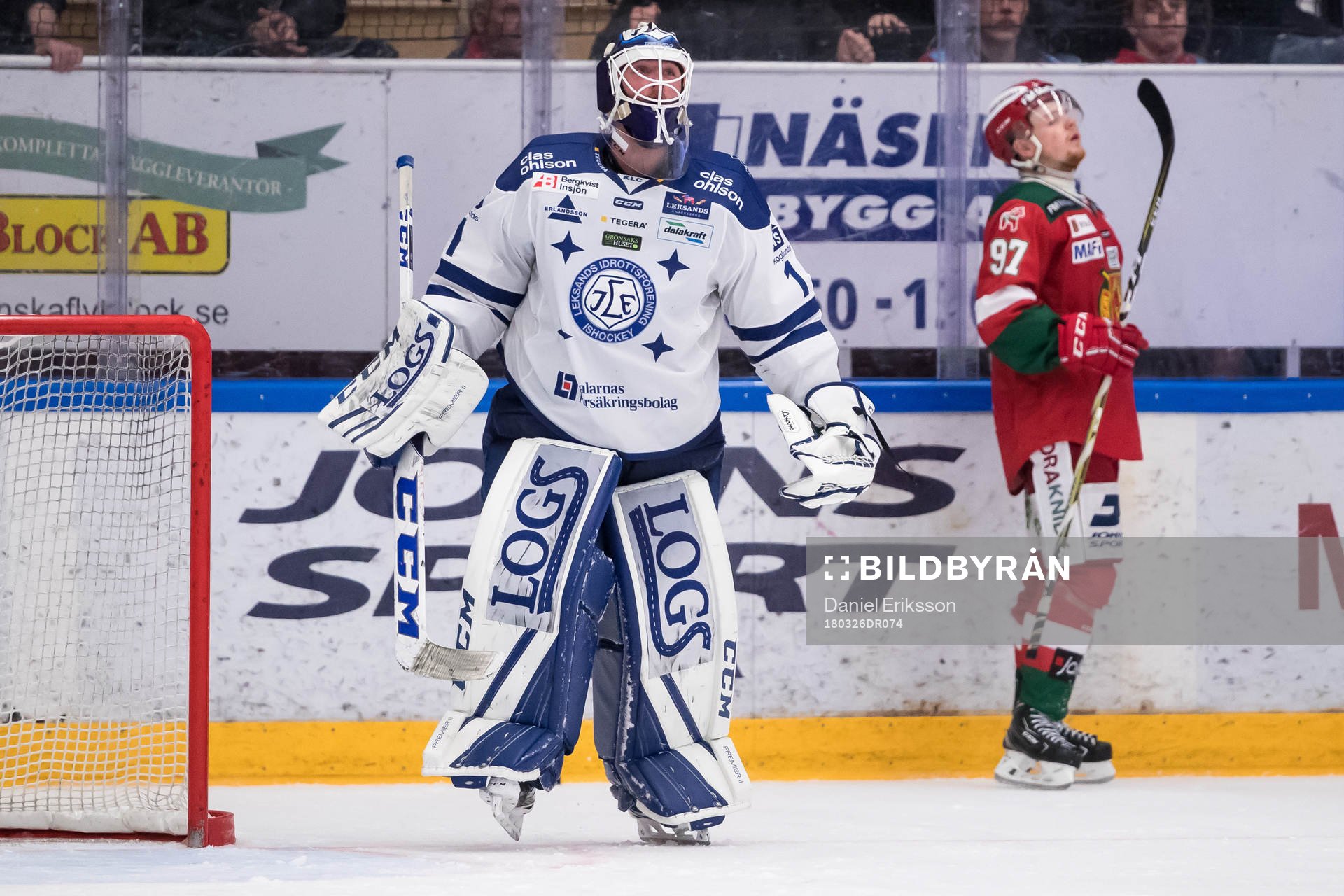 Leksands målvakt Tex Williamsson