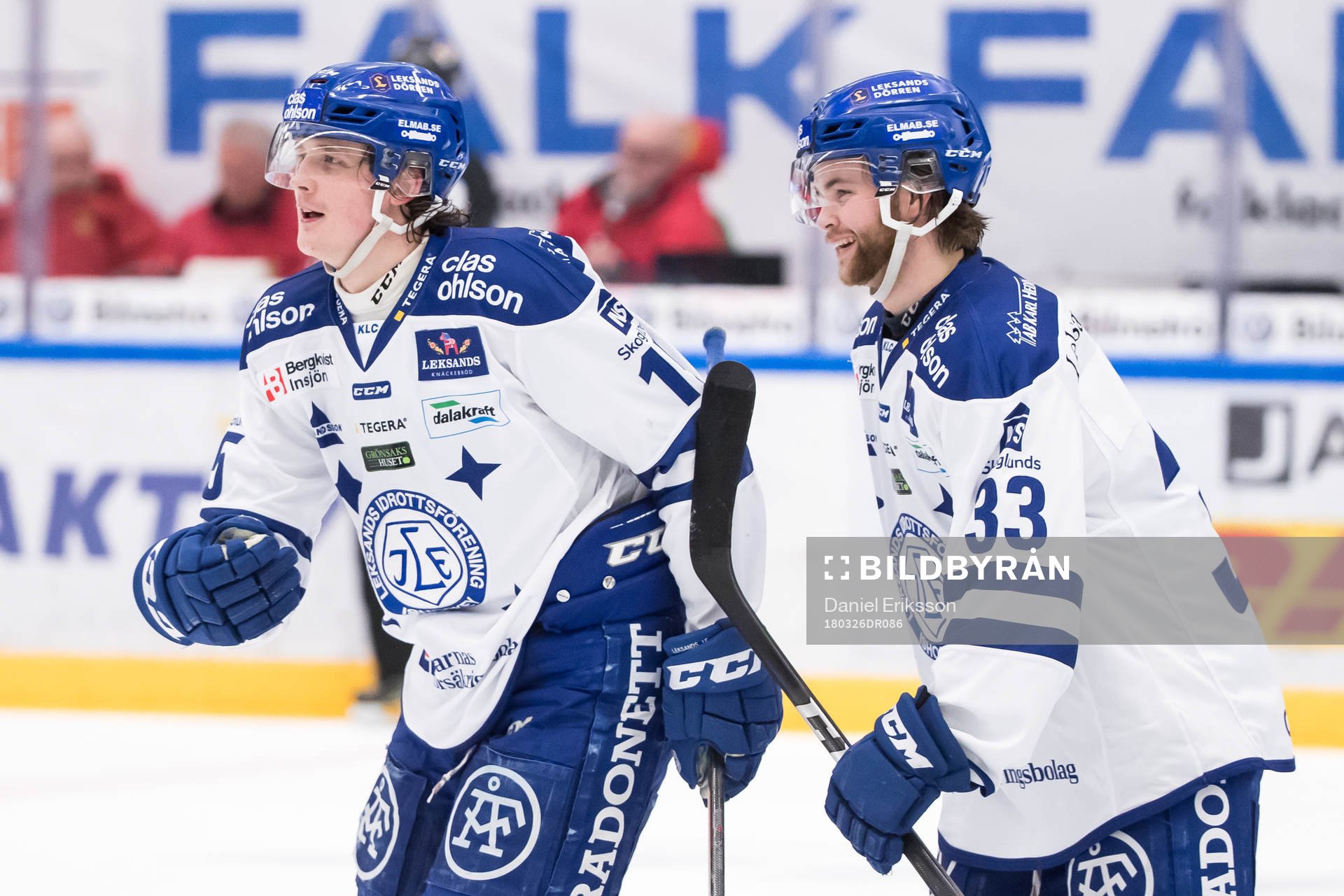 Leksands Johan Porsberger jubel