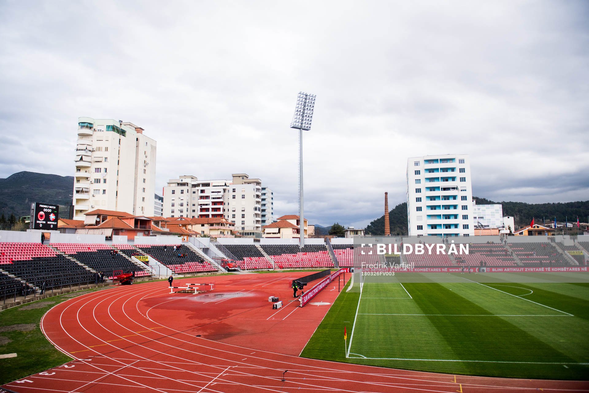 General view of Elbasan Arena