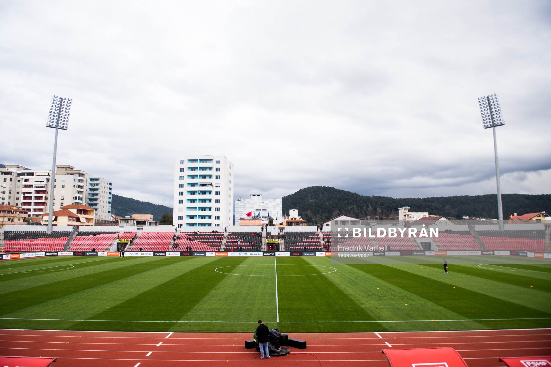 General view of Elbasan Arena