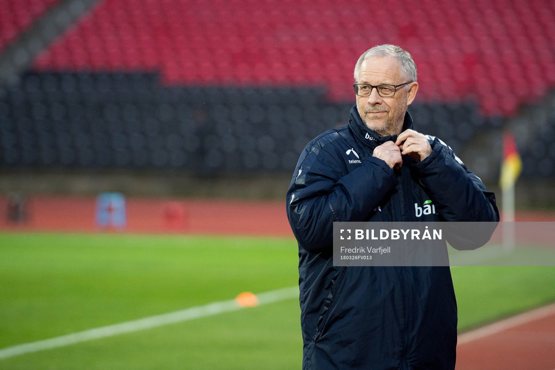 Lars Lagerbäck, head coach of Norway