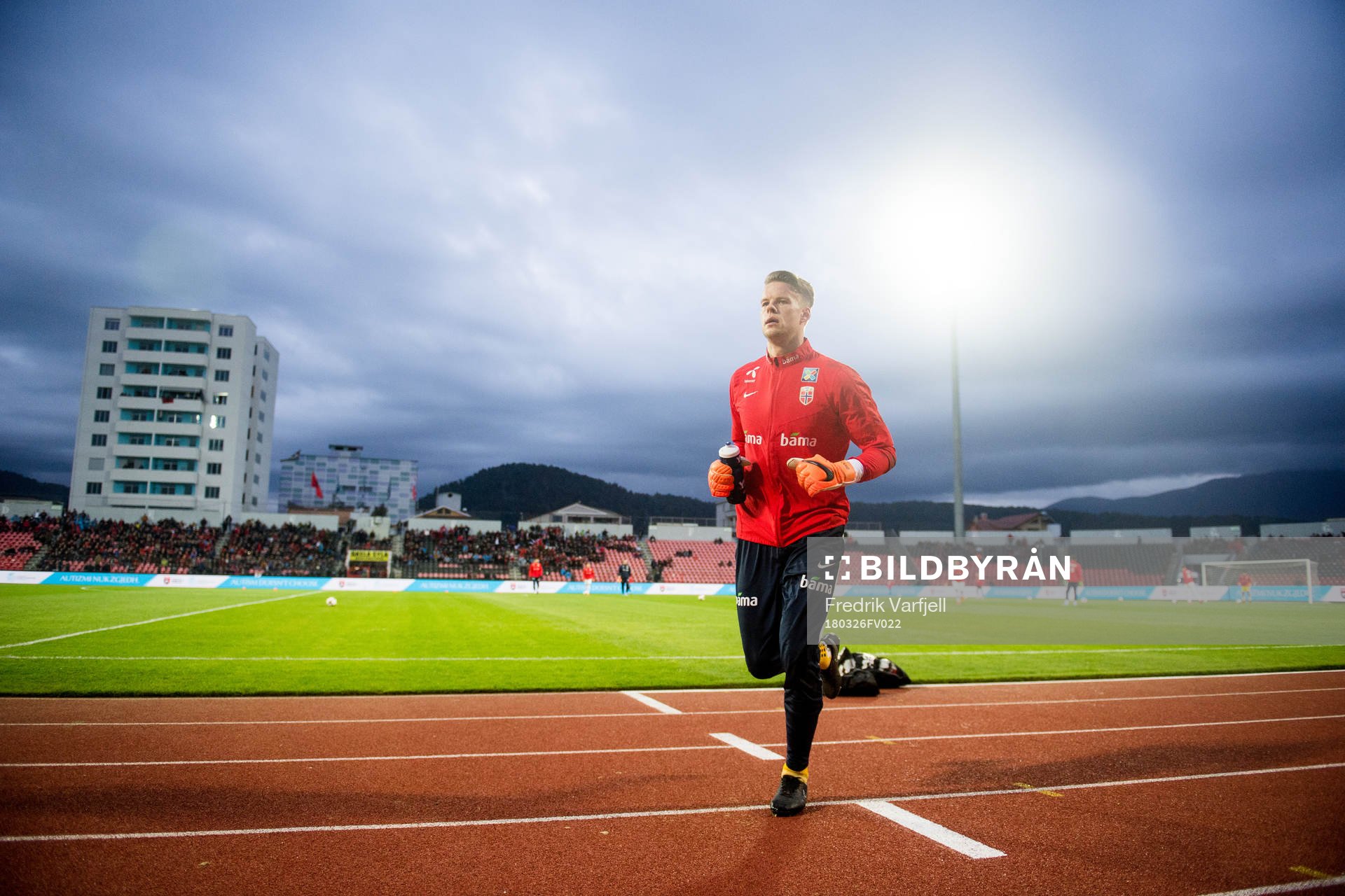 Goalkeeper Ørjan Håskjold Nyland of Norway