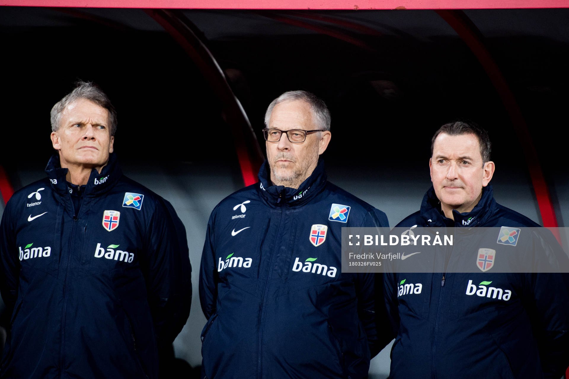 Frode Grodås, goalkeeper coach, Lars Lagerbäck, head