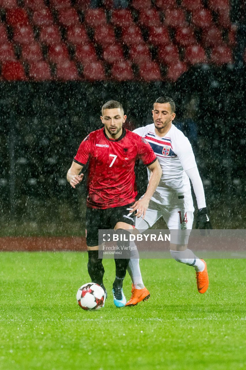 Eros Grezda of Albania and Omar Elabdellaoui of Norway