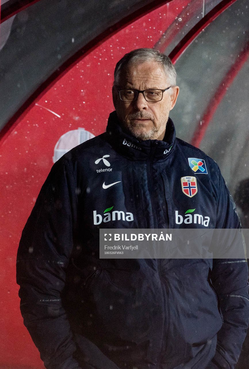 Lars Lagerbäck, head coach of Norway