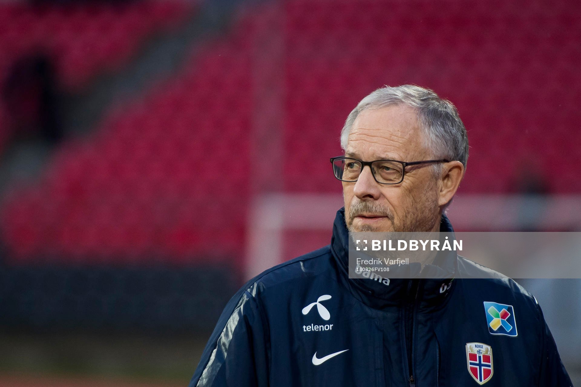 Lars Lagerbäck, head coach of Norway