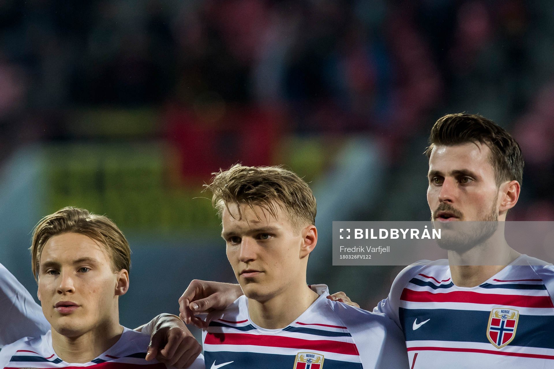 Jonas Svensson, Martin Ødegaard, Håvard Nordtveit of