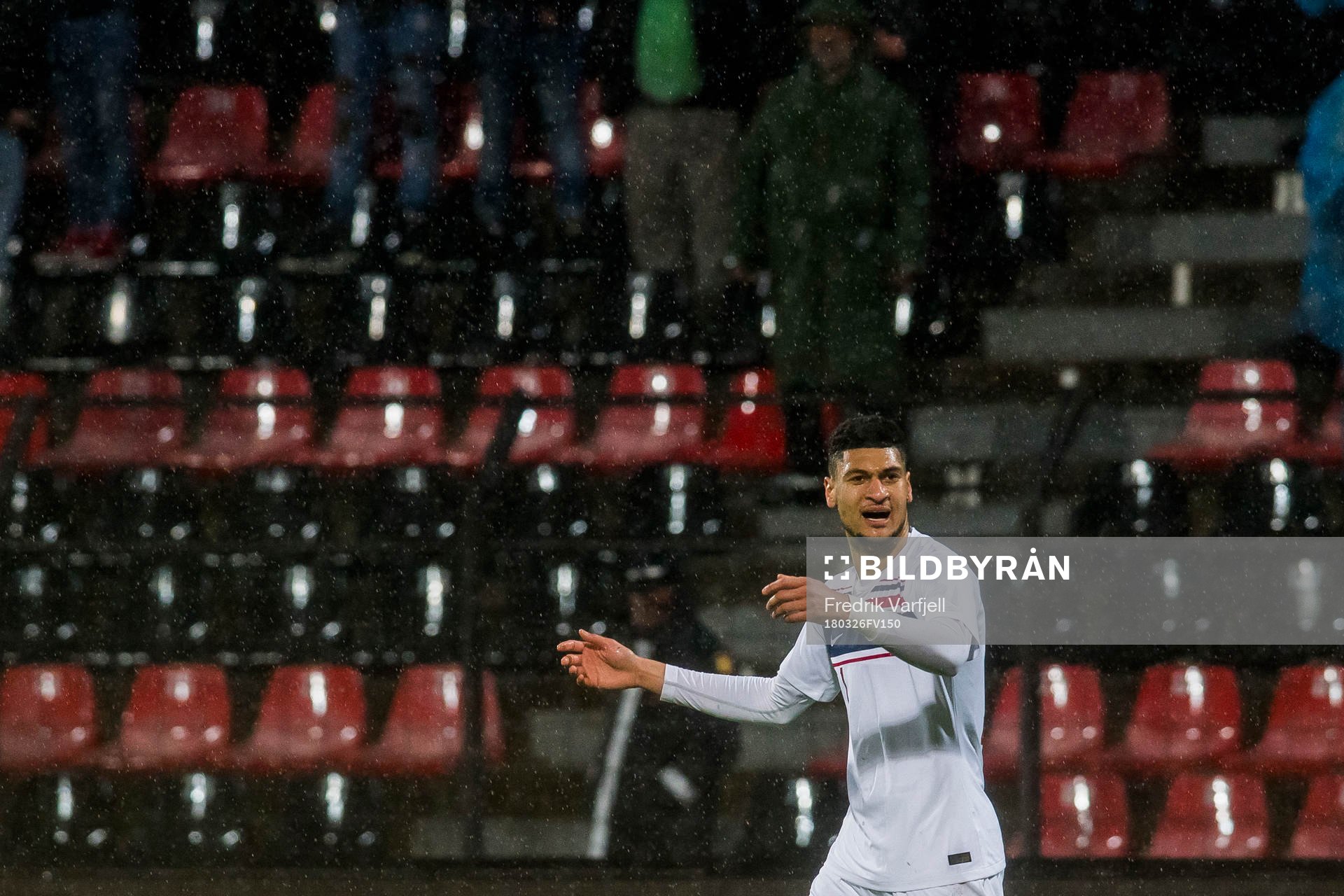 Bjørn Maars Johnsen of Norway reacts