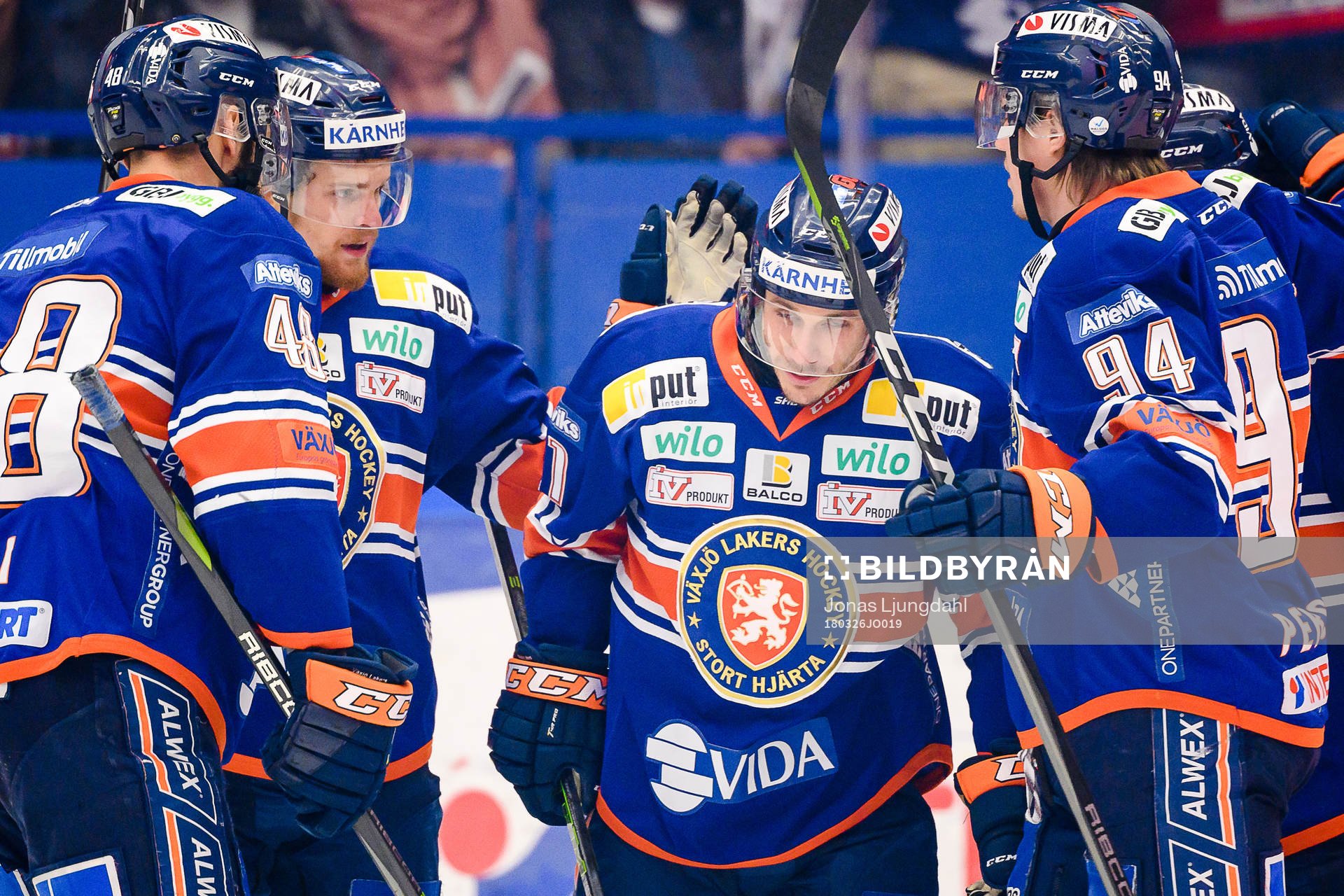 Växjös Andy Miele jublar