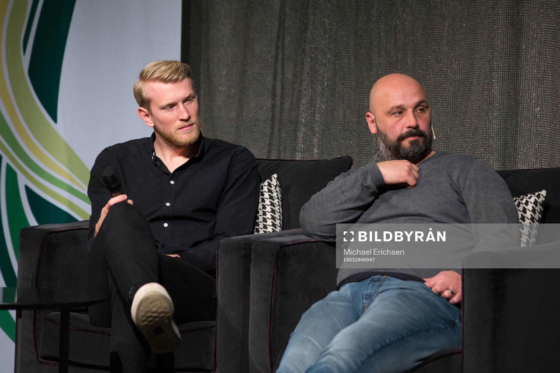 GAIS Carl Nyström och manager Bosko Orovic