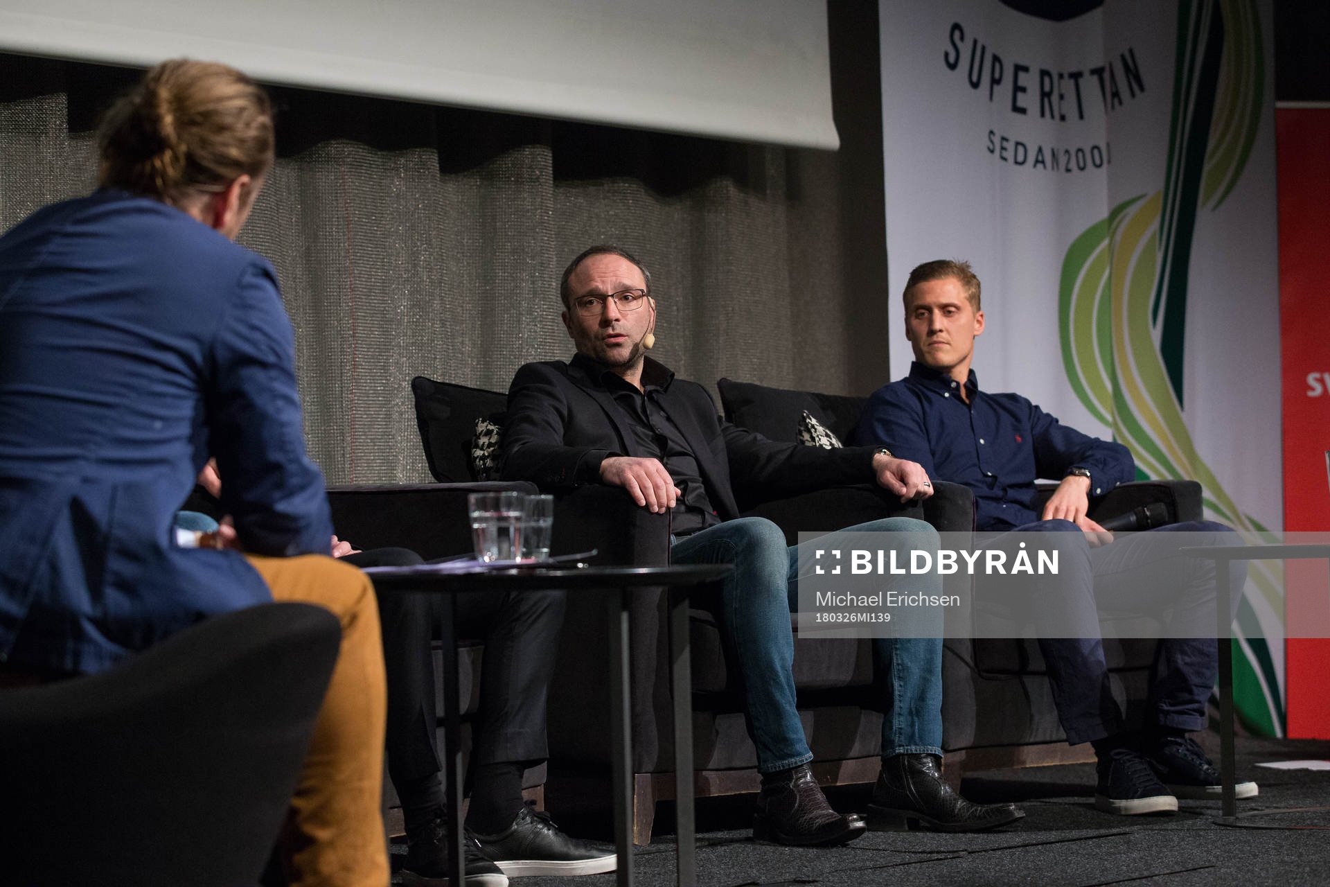 Helsingborgs tränare Per-Ola Ljung och Pär Hansson