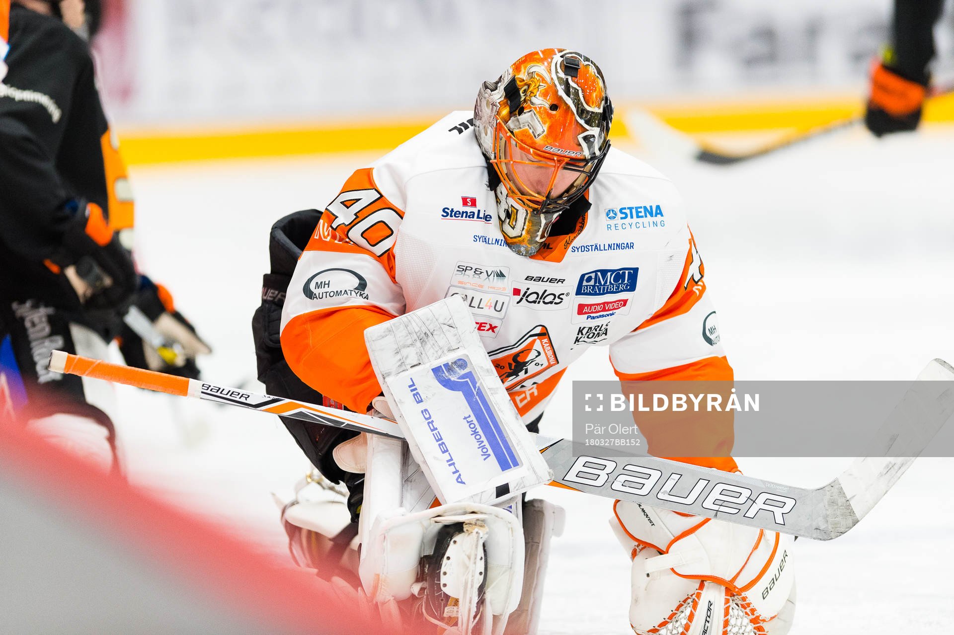 Karlskronas målvakt Johan Holmqvist