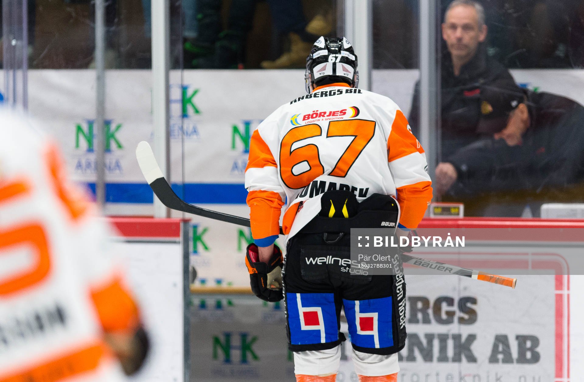 Karlskronas Konstantin Komarek utvisas