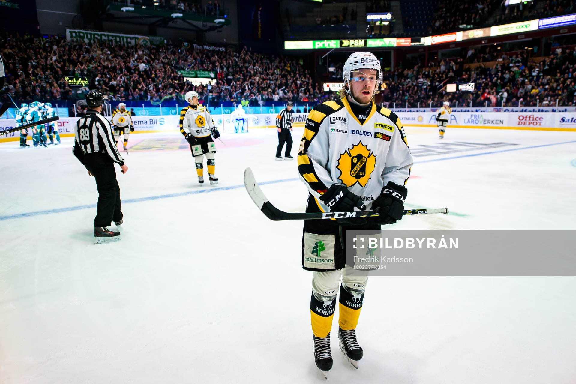 Skellefteås Jonathan Pudas deppar