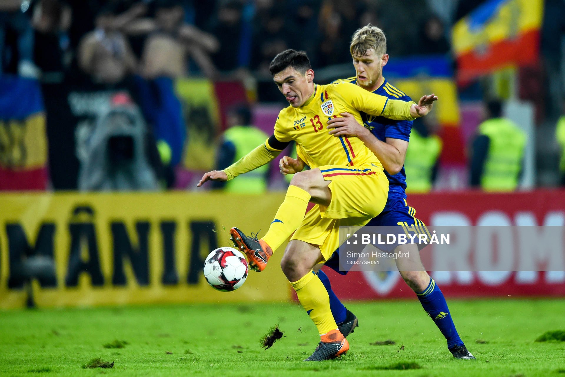 Rumäniens Claudiu Keseru och Sveriges Filip Helander