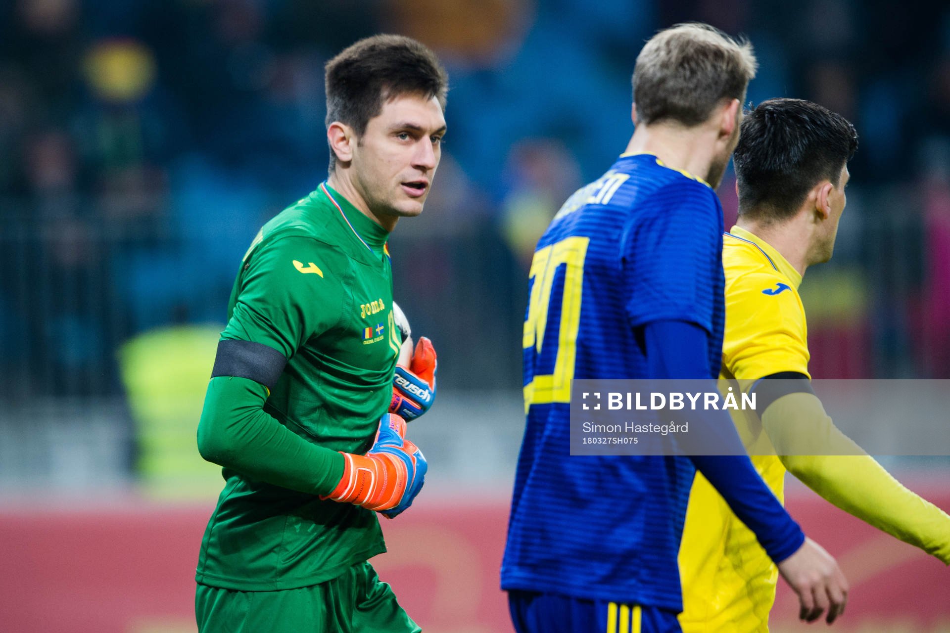 Rumäniens målvakt Ciprian Tatarusanu