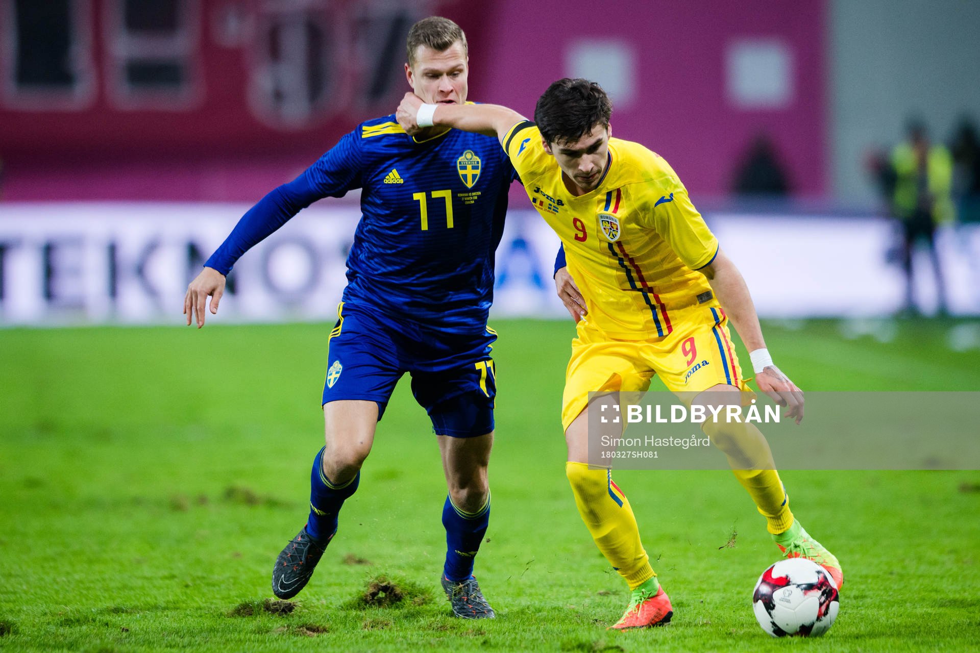 Sveriges Viktor Claesson och Rumäniens Dorin Rotariu