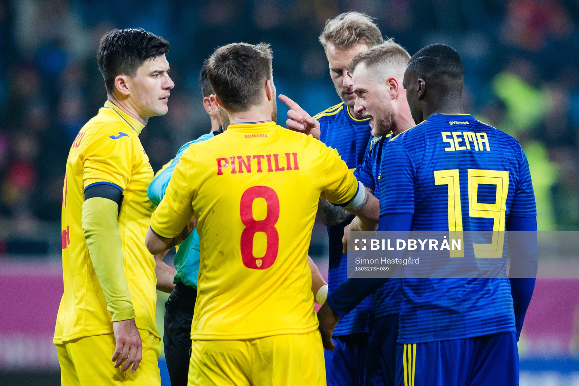 Rumäniens Cristian Sapunaru i bråk med Sveriges John