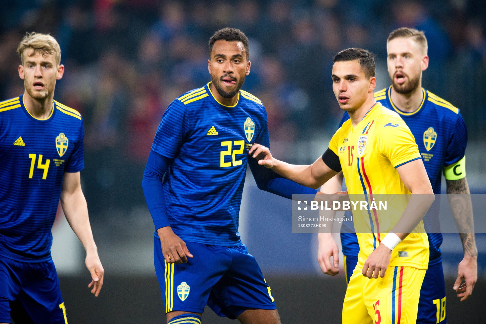 Sveriges Filip Helander , Isaac Kiese Thelin, Pontus