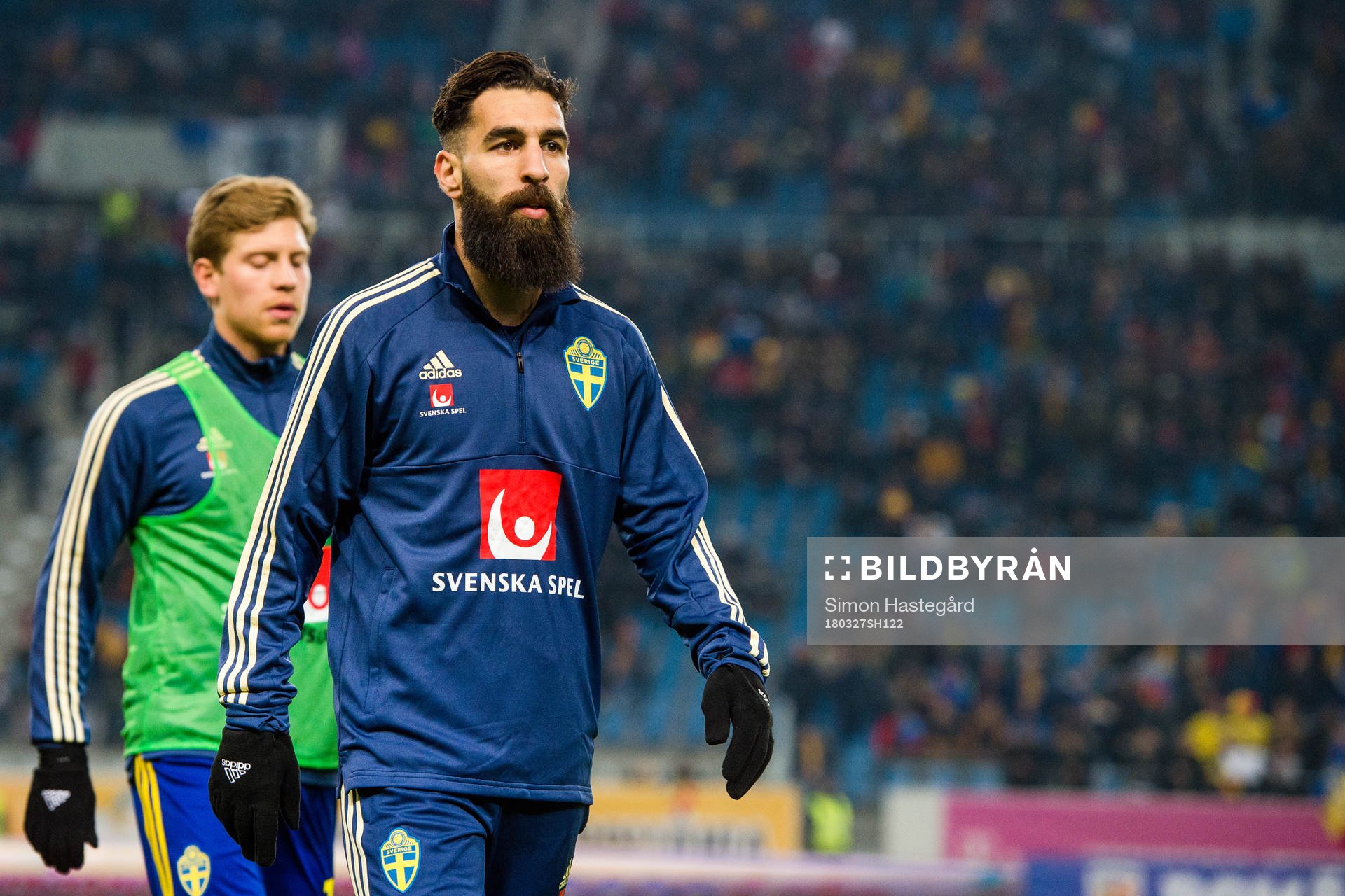 Sveriges Jimmy Durmaz före en träningslandskamp i fotboll