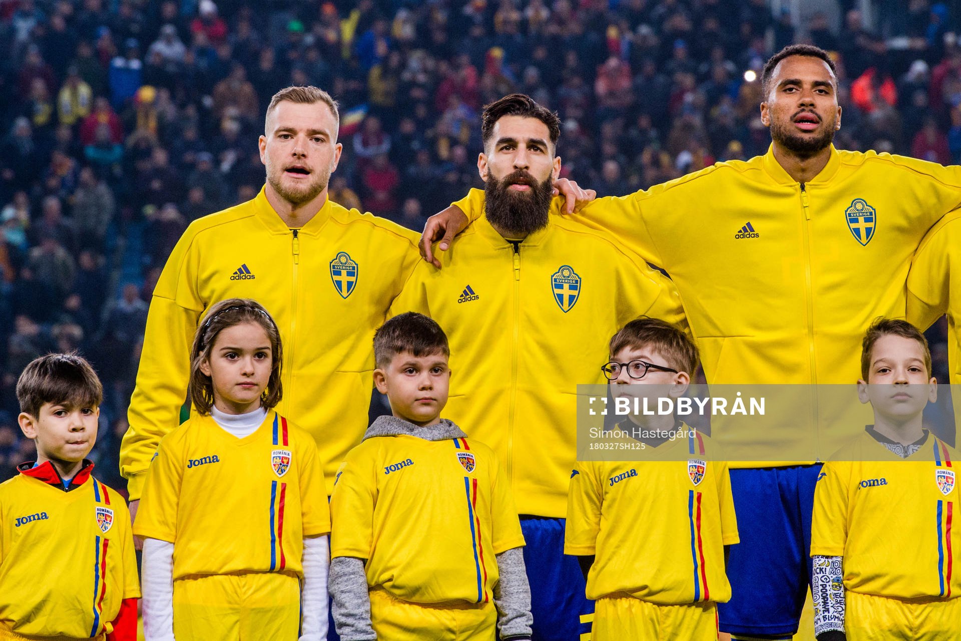 Sveriges John Guidetti , Jimmy Durmaz och Isaac Kiese
