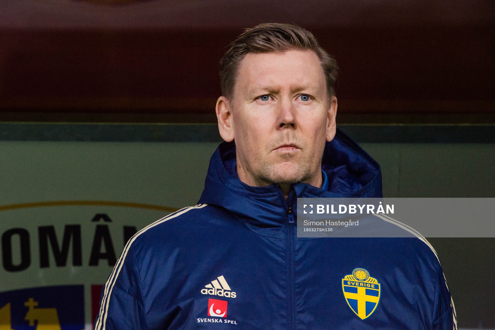 Sveriges assisterande förbundskapten Peter Wettergren