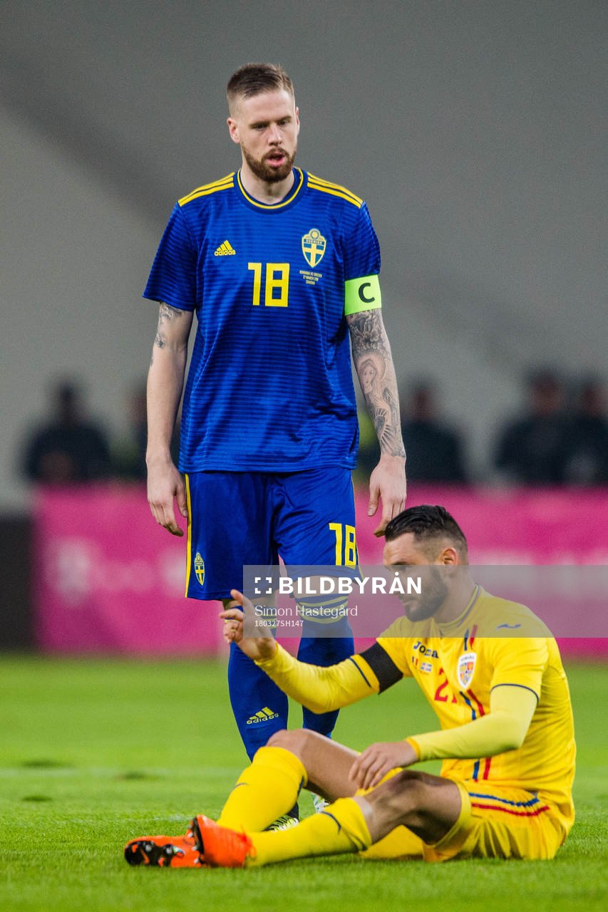Sveriges Pontus Jansson och Rumäniens Dragos Grigore
