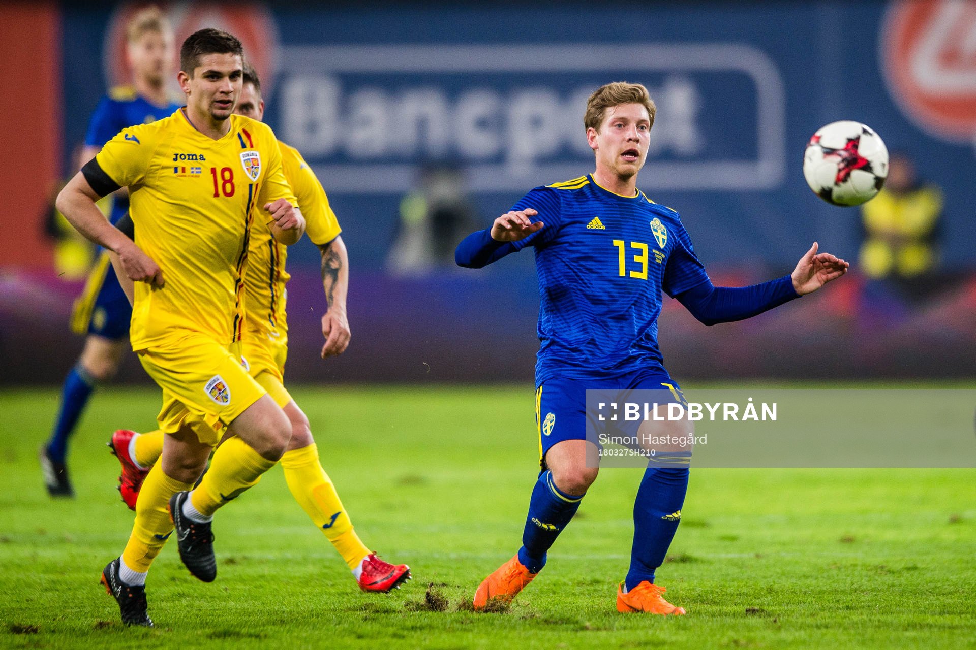 Rumäniens Razvan Marin och Sveriges Alexander Fransson