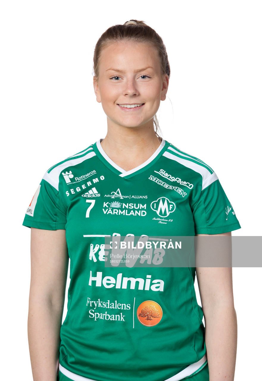 Mallbackens Hedvig Pettersson poserar för ett porträtt den 27 mars 2018 i Lysvik.