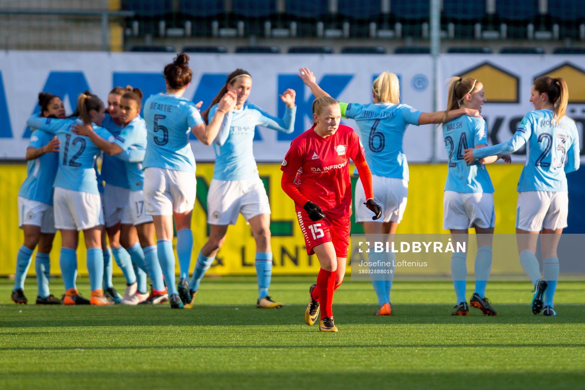 Linköpings Frida Leonardsen Maanum deppar