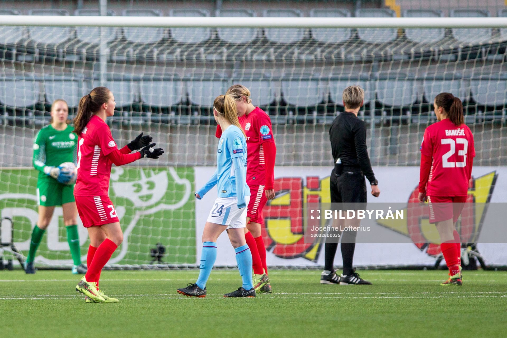 Linköpings Marija Banusic jublar
