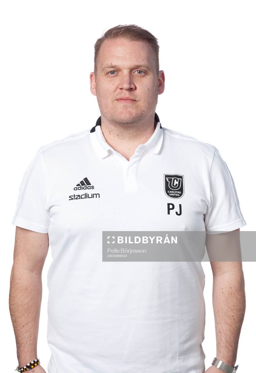 Carlstads målvaktstränare Patrik Josefsson poserar för ett porträtt den 28 mars 2018 i Karlstad.
