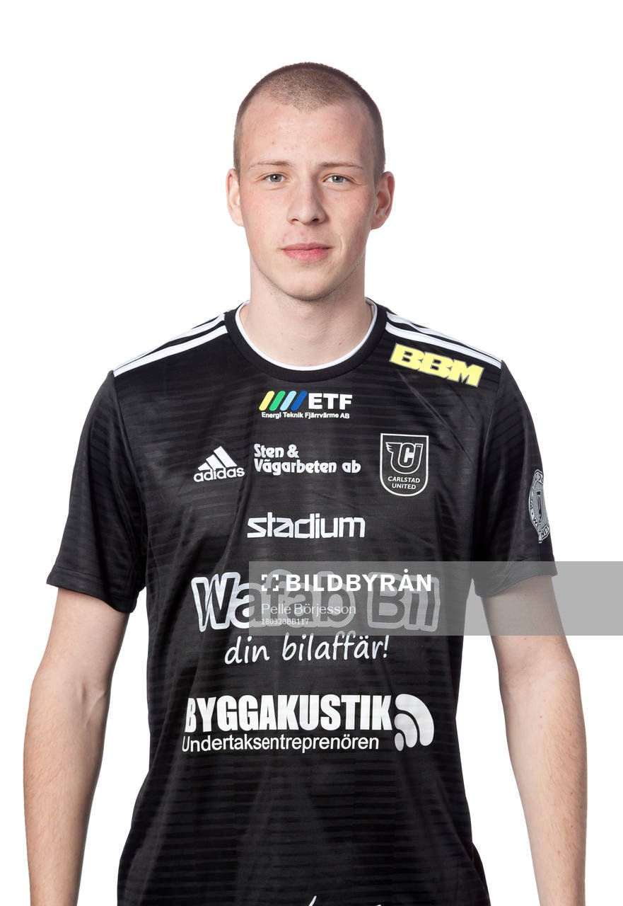 Carlstads Ludvig Gran poserar för ett porträtt den 28 mars 2018 i Karlstad.