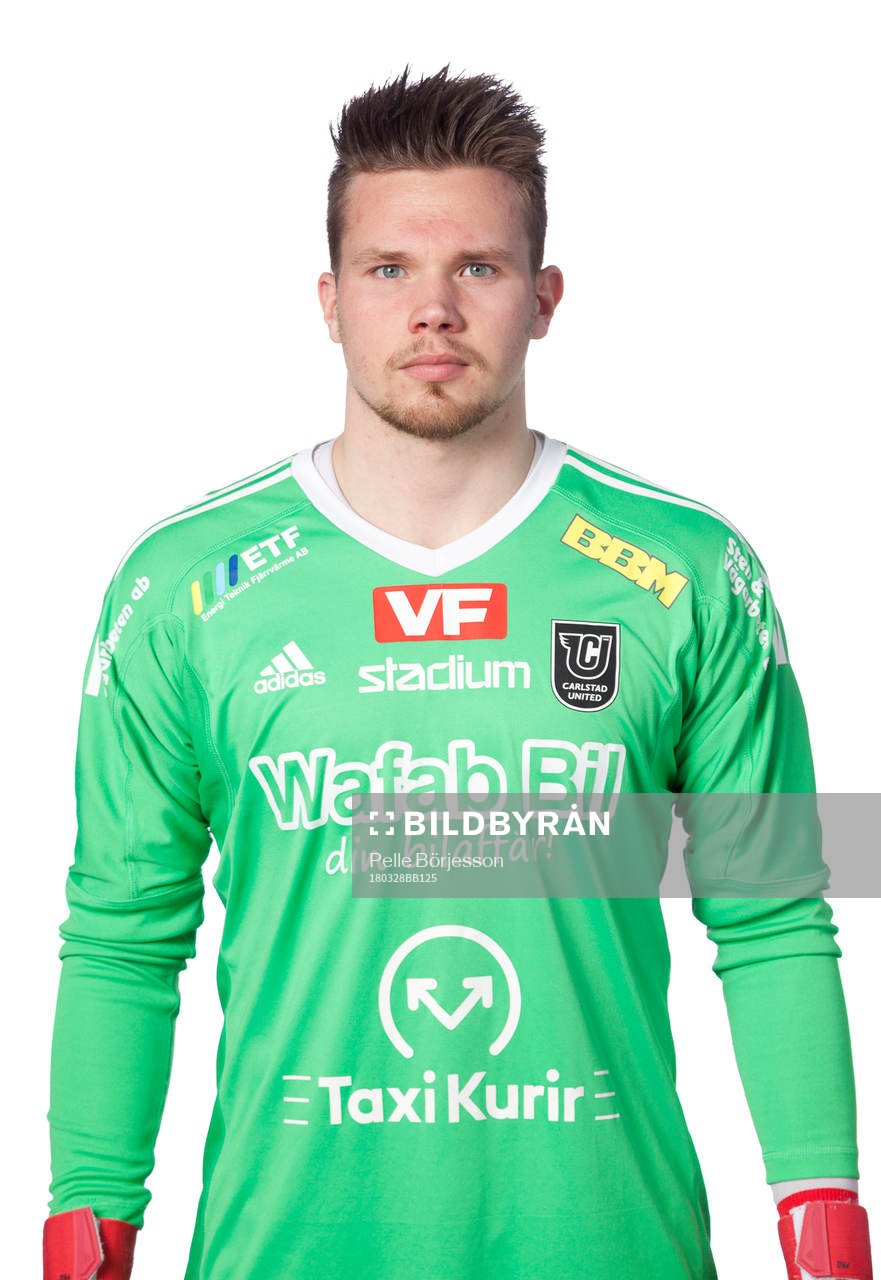 Carlstads målvakt Andreas Olsson