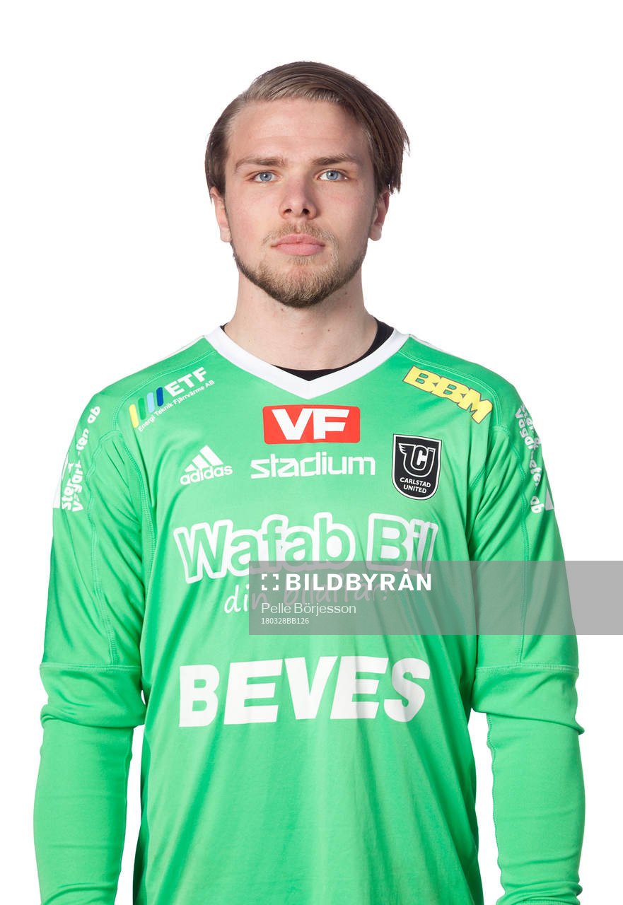 Carlstads målvakt Tobias Johansson