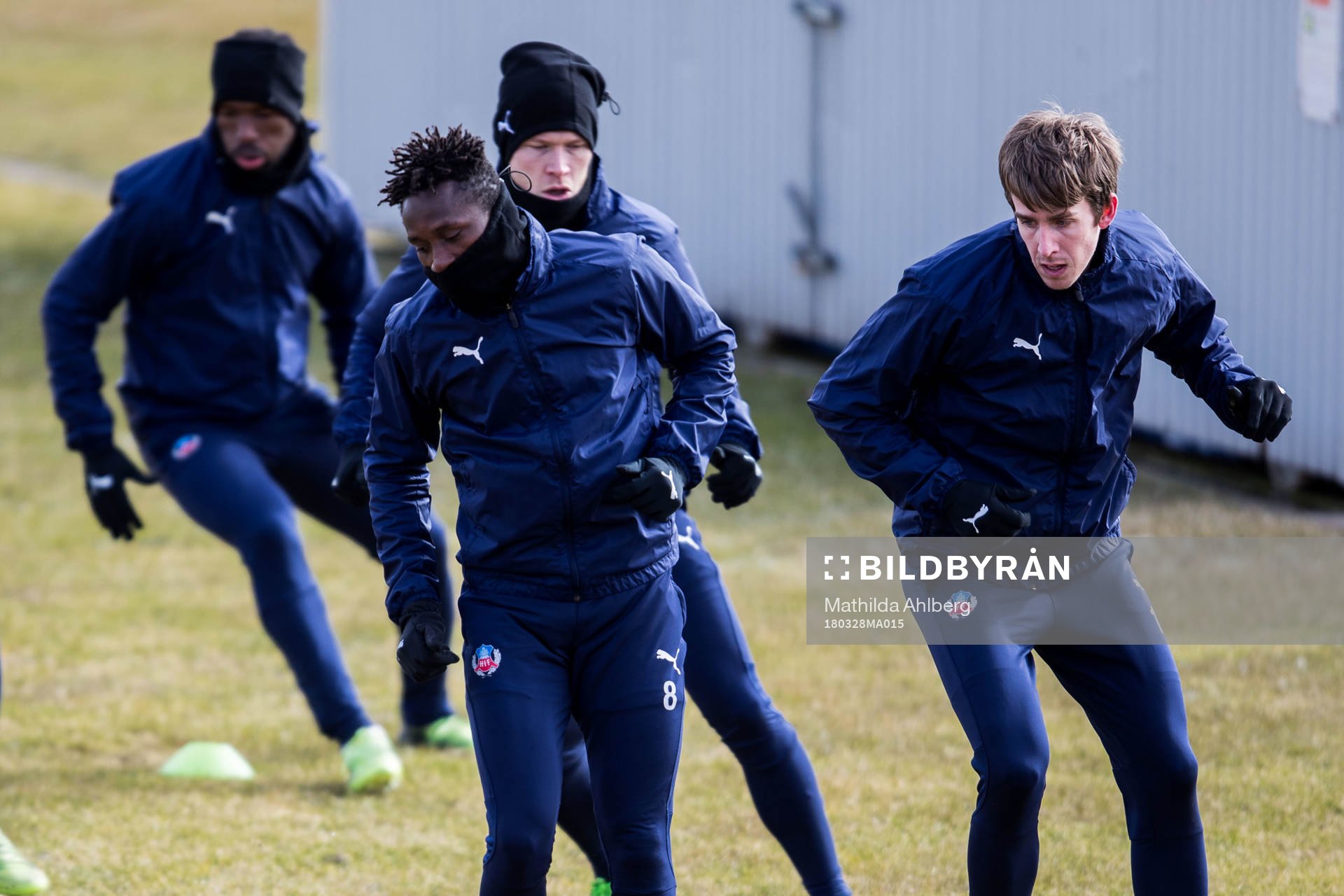 Helsingborgs Mamudo Moro och Adam Eriksson