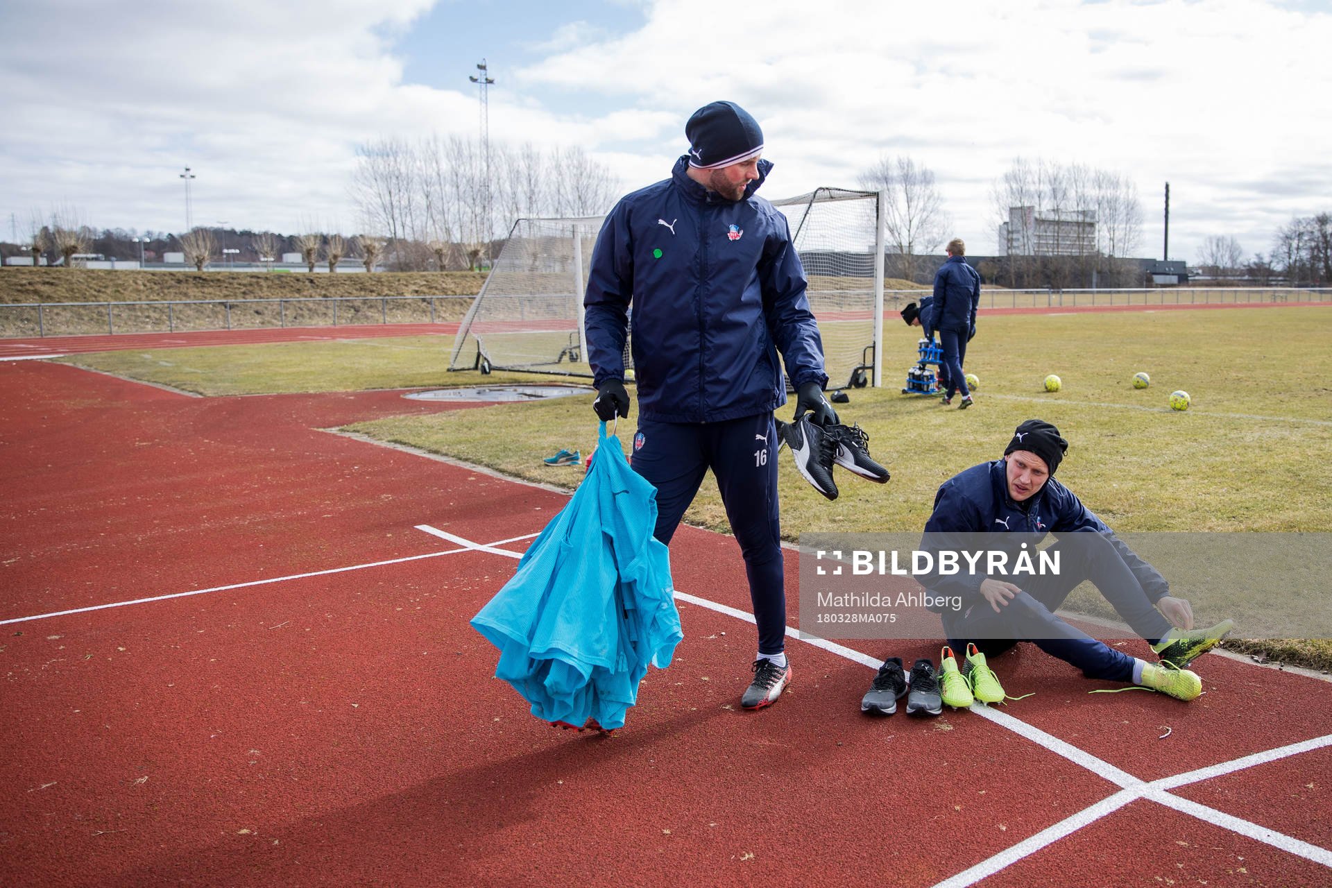 Helsingborgs Mikael Dahlberg och Andri Bjarnason
